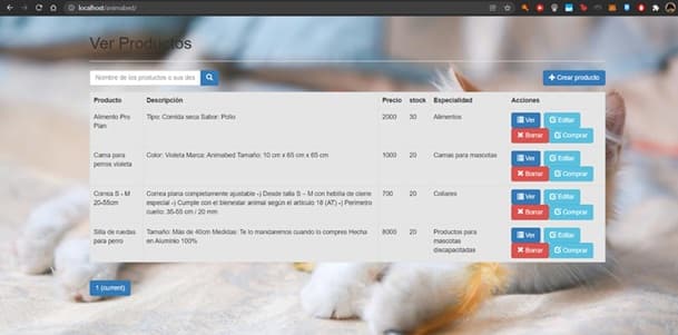 Animabed / E-commerce circular, vista 1